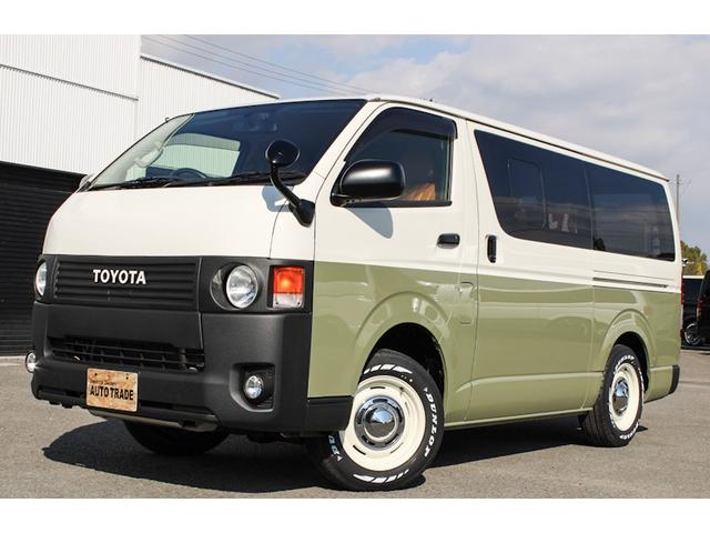 ハイエースバン 　４ＷＤ　丸目フェイス　オリジナルリメイクキット　ＲＥＴＲＩＰ　７０　シダーグリーンツートン（6枚目）
