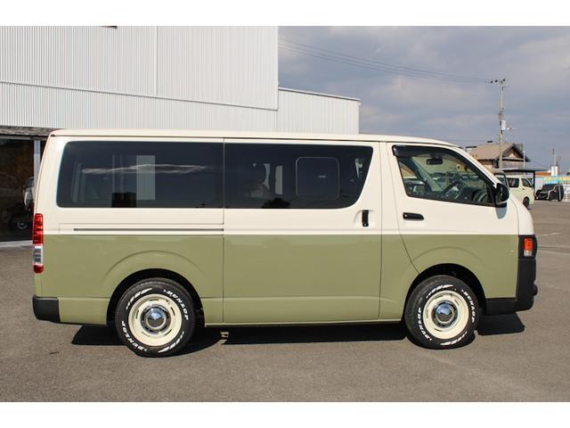 ハイエースバン 　４ＷＤ　丸目フェイス　オリジナルリメイクキット　ＲＥＴＲＩＰ　７０　シダーグリーンツートン（13枚目）