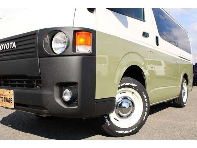 ハイエースバン 　４ＷＤ　丸目フェイス　オリジナルリメイクキット　ＲＥＴＲＩＰ　７０　シダーグリーンツートン（15枚目）