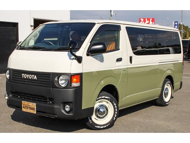 ハイエースバン 　４ＷＤ　丸目フェイス　オリジナルリメイクキット　ＲＥＴＲＩＰ　７０　シダーグリーンツートン（50枚目）