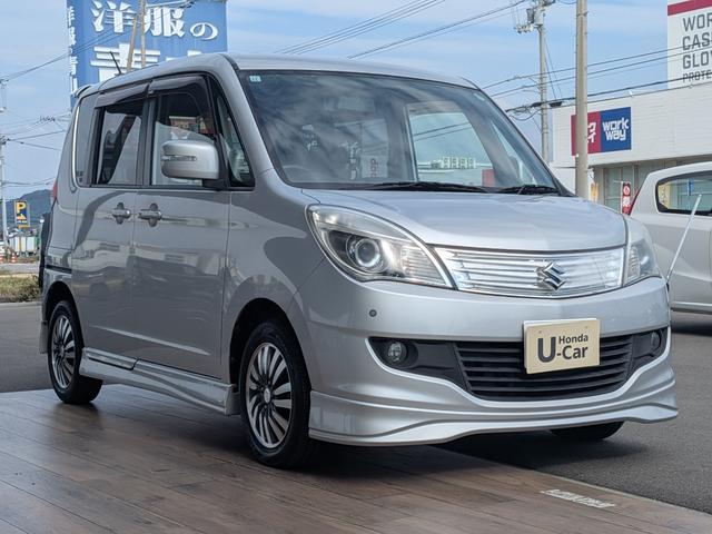 ソリオ Ｓ　パナソニックＨＤＤナビ　ＣＤ　ＤＶＤ　Ｂｌｕｅｔｏｏｔｈ　ミュージックサーバー　両側パワースライドドア　バックモニターカメラ　障害物センサー　ＥＴＣ　プッシュスタート　スマートキー　ＨＩＤヘッドライト（5枚目）