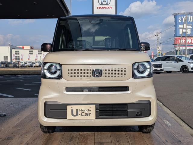 Ｎ－ＢＯＸ ファッションスタイル　新車未登録車　ホンダセンシング　両側パワースライドドア　シートバックテーブル　ファッションスタイル　１４ＡＷ　ＬＥＤヘッドライト　アダプティブクルーズコントロール　クリアランスソナー　シートヒーター（3枚目）