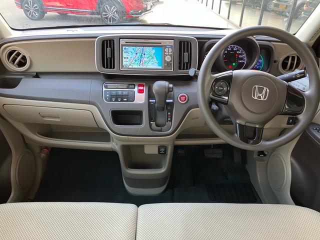 Ｎ－ＯＮＥ ツアラー　ギャザーズナビ　バックモニター　ワンセグＴＶ　ＣＤ／ＤＶＤ　ＥＴＣ　プッシュスタート　スマートキー　オートエアコン　横滑り防止装置　ベンチシート（3枚目）