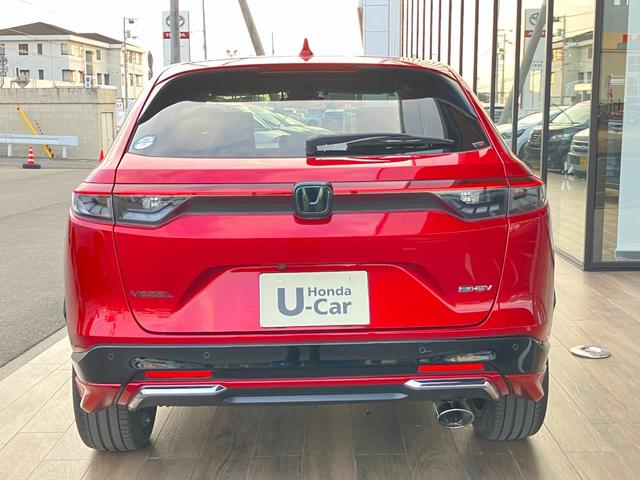 ヴェゼル ｅ：ＨＥＶ　Ｚ　ホンダセンシング　ナビ　バックモニター　Ｂｌｕｅｔｏｏｔｈ　フルセグＴＶ　ブラインドスポットインフォメーション　シートヒーター　パドルシフト　ステアリングヒーター　ＥＴＣ　１８インチＡＷ　コンビシート（12枚目）