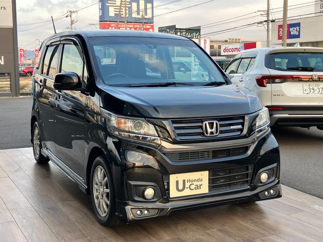 Ｎ－ＷＧＮカスタム Ｇ・ターボパッケージ　無限仕様　エアロ　リアスポイラー　グリル　センター出しマフラー　フロアマット　ギャザーズナビ　バックモニター　ＥＴＣ　パドルシフト　クルーズコントロール　プッシュスタート　あんしんパッケージ　ＨＩＤ（5枚目）