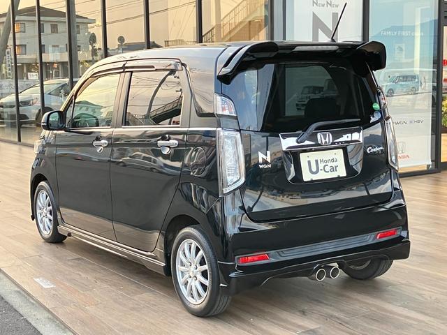 Ｎ－ＷＧＮカスタム Ｇ・ターボパッケージ　無限仕様　エアロ　リアスポイラー　グリル　センター出しマフラー　フロアマット　ギャザーズナビ　バックモニター　ＥＴＣ　パドルシフト　クルーズコントロール　プッシュスタート　あんしんパッケージ　ＨＩＤ（11枚目）