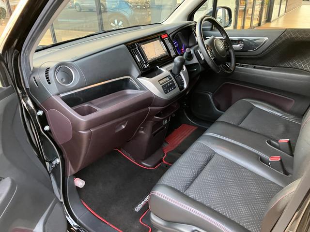 Ｎ－ＷＧＮカスタム Ｇ・ターボパッケージ　無限仕様　エアロ　リアスポイラー　グリル　センター出しマフラー　フロアマット　ギャザーズナビ　バックモニター　ＥＴＣ　パドルシフト　クルーズコントロール　プッシュスタート　あんしんパッケージ　ＨＩＤ（20枚目）