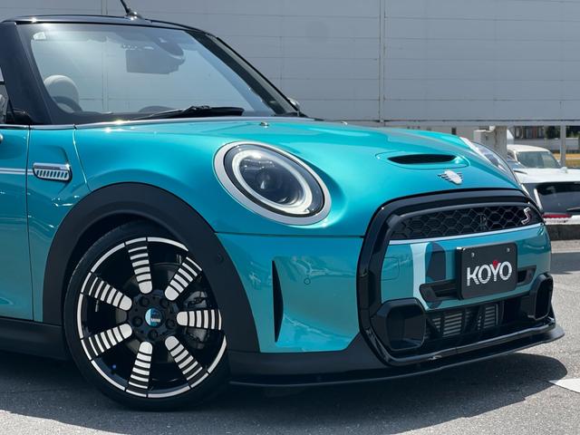 ＭＩＮＩ クーパーＳ　コンバーチブル　シーサイド・エディション　３０周年記念特別仕様車　１８０台限定　純正ナビ＆アクティブクルーズコントロール付車　カリビアンアクア　本革シート　ｈａｒｍａｎ／ｋａｒｄｏｎ　ビルシュタイン（38枚目）