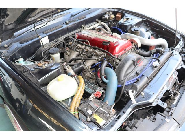 シルビア Ｋ’ｓ　ワイドフェンダー・ワーク１７ＡＷ・ティーン車高調・グレッデイーＩ／Ｃ・社外ラジエーター＆オイルクーラー・ニスモ５５０ＣＣインジェクター・２ＷＡＹＬＳＤ・レカロシート（49枚目）