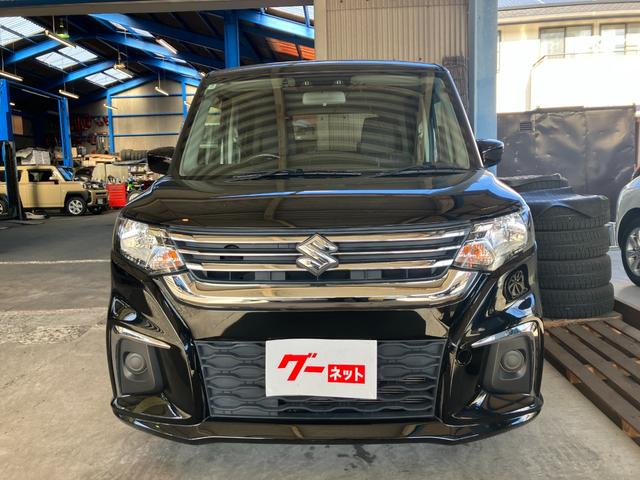 ソリオ ハイブリッドＭＸ　スズキセーフティサポート　８インチナビ　ＴＶ　パワースライドドア　スマートキー　シートヒーター　Ｂｌｕｅｔｏｏｔｈ　衝突被害軽減システム　アイドリングストップ　ＥＴＣ　プッシュスタート　スマートキー（3枚目）