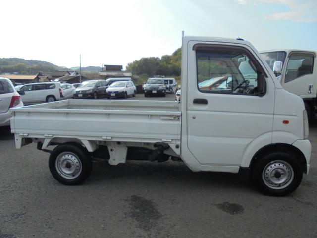 キャリイトラック KCエアコン・パワステ エアコン パワステ オートマ パートタイム4WD 3方開き ETC付 エンジン交換済25,000Km物 プラグ DLI新品 荷台マット(4枚目)