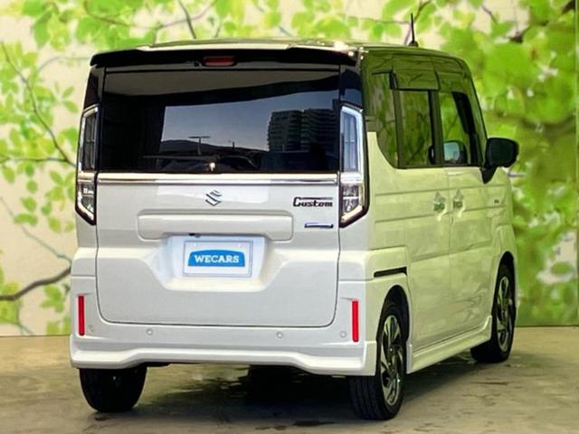 スペーシアカスタム ハイブリッドXSターボ 新品タイヤ/保証書/純正 9インチ SDナビ/両側電動スライドドア/シートヒーター/車線逸脱防止支援システム/ドライブレコーダー 前後/ヘッドランプ LED/Bluetooth接続/ETC ドラレコ(3枚目)
