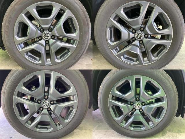 RAV4 4WDハイブリッドアドベンチャー パノラマルーフ/保証書/ディスプレイオーディオ+ナビ10.5インチ/衝突安全装置/エアーシート 前席/車線逸脱防止支援システム/シート 合皮/ヘッドランプ LED/Bluetooth接続 サンルーフ(43枚目)