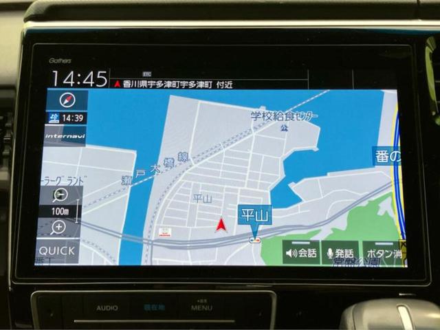 ステップワゴンスパーダ スパーダクールスピリット・ホンダセンシング　保証書／純正　１０インチ　ＳＤナビ／フリップダウンモニター　純正　１１．６インチ／衝突安全装置／両側電動スライドドア／シートヒーター／車線逸脱防止支援システム／シート　ハーフレザー　バックカメラ（10枚目）