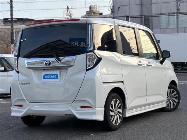 ルーミー カスタムＧ　エアロ／保証書／ディスプレイオーディオ９インチ／両側電動スライドドア／ヘッドランプ　ＬＥＤ／ＥＴＣ／ＥＢＤ付ＡＢＳ／横滑り防止装置／アイドリングストップ／フルセグＴＶ／エアバッグ　運転席　フルエアロ（3枚目）