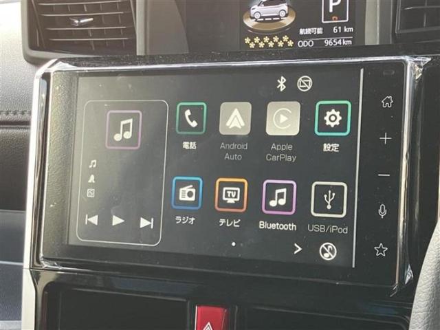 ルーミー カスタムＧ　エアロ／保証書／ディスプレイオーディオ９インチ／両側電動スライドドア／ヘッドランプ　ＬＥＤ／ＥＴＣ／ＥＢＤ付ＡＢＳ／横滑り防止装置／アイドリングストップ／フルセグＴＶ／エアバッグ　運転席　フルエアロ（9枚目）