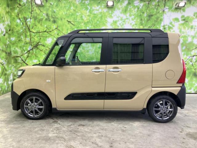 タント ファンクロス　保証書／ディスプレイオーディオ９インチ／スマートアシスト（トヨタ・ダイハツ）／両側電動スライドドア／シートヒーター／車線逸脱防止支援システム／登録済未使用車／ヘッドランプ　ＬＥＤ　衝突被害軽減システム（2枚目）