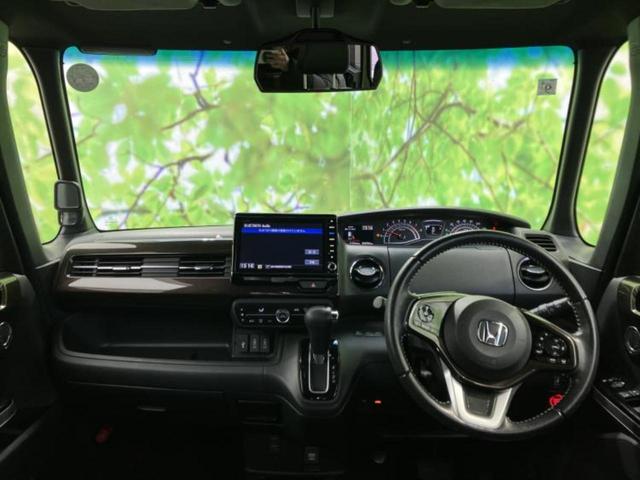 Ｎ－ＢＯＸカスタム Ｇ・Ｌターボホンダセンシング　新品タイヤ／保証書／純正　８インチ　ＳＤナビ／ホンダセンシング／両側電動スライドドア／車線逸脱防止支援システム／シート　ハーフレザー／ヘッドランプ　ＬＥＤ／Ｂｌｕｅｔｏｏｔｈ接続／ＥＴＣ　ターボ（4枚目）