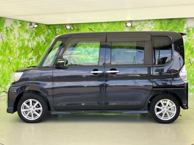 タント カスタムＸ　新品タイヤ／社外　ＳＤナビ／電動スライドドア／シートヒーター　運転席／ヘッドランプ　ＬＥＤ／Ｂｌｕｅｔｏｏｔｈ接続／ＥＴＣ／ＡＢＳ／アイドリングストップ／フルセグＴＶ／ＤＶＤ／エアバッグ　運転席（2枚目）