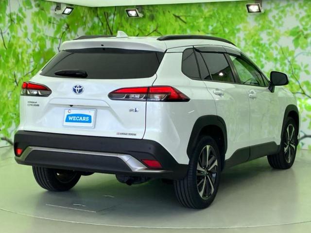 カローラクロス ハイブリッドZ ディスプレイオーディオ10.5インチ/トヨタセーフティセンス/シートヒーター 前席/パノラミックビューモニター/車線逸脱防止支援システム/シート ハーフレザー/電動バックドア 衝突被害軽減システム(3枚目)