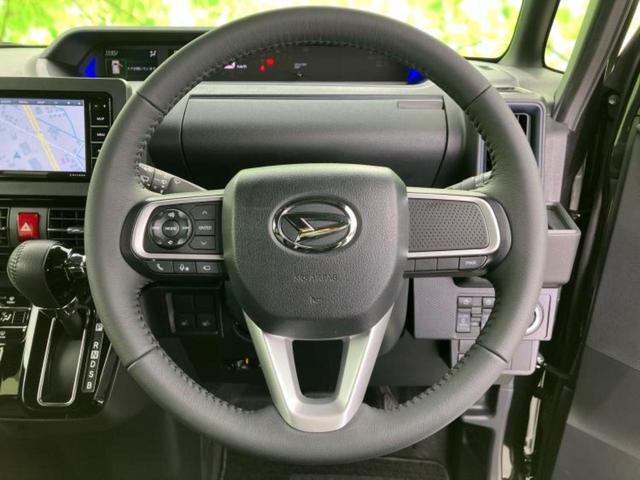 タント カスタムRS 新品タイヤ/保証書/社外 メモリーナビ/スマートアシスト(トヨタ・ダイハツ)/両側電動スライドドア/シートヒーター 前席/パノラマモニター/車線逸脱防止支援システム/シート ハーフレザー ターボ(13枚目)