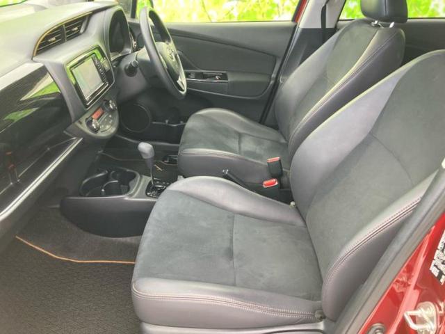ヴィッツ Ｆアミー　保証書／社外　ＳＤナビ／衝突安全装置／車線逸脱防止支援システム／シート　ハーフレザー／ドライブレコーダー　社外／ヘッドランプ　ＬＥＤ／Ｂｌｕｅｔｏｏｔｈ接続／ＥＴＣ／ＥＢＤ付ＡＢＳ／横滑り防止装置（6枚目）