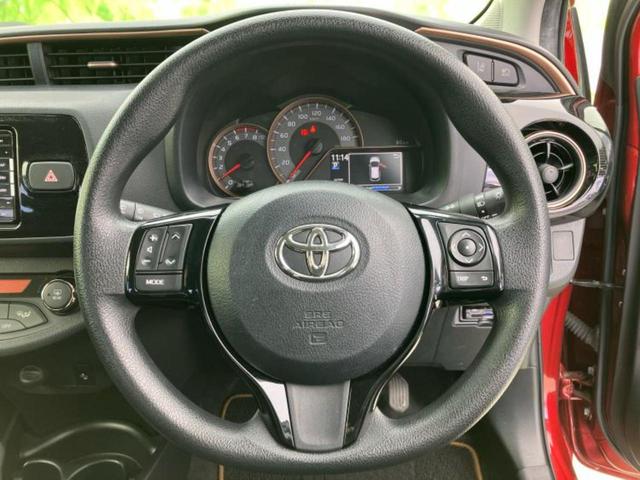 ヴィッツ Ｆアミー　保証書／社外　ＳＤナビ／衝突安全装置／車線逸脱防止支援システム／シート　ハーフレザー／ドライブレコーダー　社外／ヘッドランプ　ＬＥＤ／Ｂｌｕｅｔｏｏｔｈ接続／ＥＴＣ／ＥＢＤ付ＡＢＳ／横滑り防止装置（13枚目）