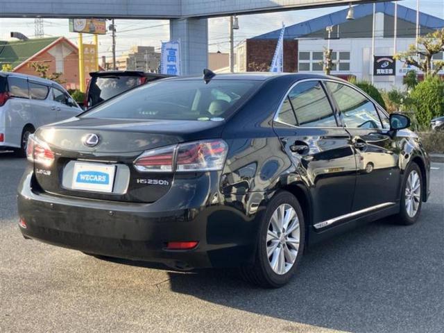 ＨＳ ＨＳ２５０ｈバージョンＣ　新品タイヤ／保証書／純正　ＳＤナビ／シートヒーター　前席／シート　フルレザー／ドライブレコーダー　社外／ヘッドランプ　ＬＥＤ／Ｂｌｕｅｔｏｏｔｈ接続／ＥＴＣ／ＥＢＤ付ＡＢＳ／横滑り防止装置　革シート（3枚目）