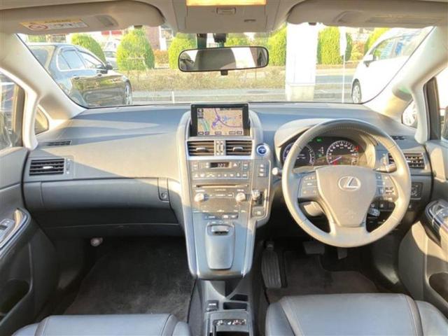 ＨＳ ＨＳ２５０ｈバージョンＣ　新品タイヤ／保証書／純正　ＳＤナビ／シートヒーター　前席／シート　フルレザー／ドライブレコーダー　社外／ヘッドランプ　ＬＥＤ／Ｂｌｕｅｔｏｏｔｈ接続／ＥＴＣ／ＥＢＤ付ＡＢＳ／横滑り防止装置　革シート（4枚目）