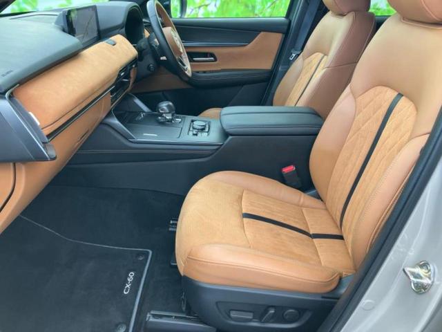 ＣＸ－６０ ４ＷＤ　ＸＤハイブリッドプレミアムスポーツ　サンルーフ／ＢＯＳＥ／純正　１１．６インチ　ＳＤナビ／衝突安全装置／シートエアコン／全方位モニター／車線逸脱防止支援システム／シート　ハーフレザー／電動バックドア／Ｂｌｕｅｔｏｏｔｈ接続／ＥＴＣ（6枚目）
