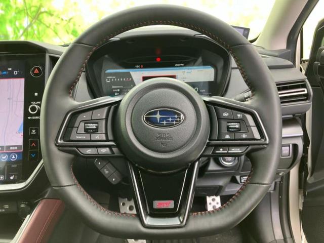 レヴォーグ ４ＷＤ　ＳＴＩスポーツＥＸ　新品タイヤ／エアロ／保証書／ディスプレイオーディオ＋ナビ１１インチ／デジタルインナーミラー／衝突安全装置／シートヒーター／車線逸脱防止支援システム／シート　フルレザー／電動バックドア　革シート　４ＷＤ（14枚目）