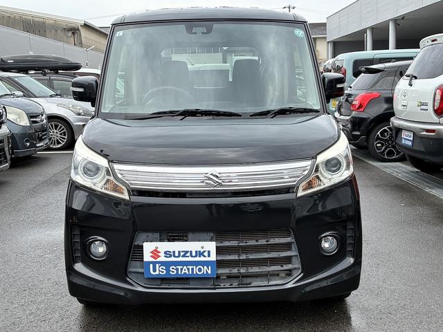 スペーシアカスタム カスタム TS MK32型 CDラジオ装着済み♪ 衝突軽減ブレーキ搭載 後席両側電動スライドドア(2枚目)