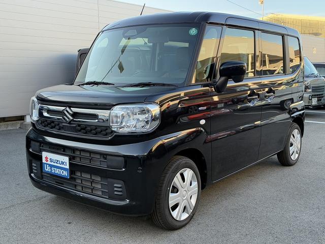 スペーシア ＨＹＢＲＩＤ　Ｇ　全方位モニタ付きナビ搭載♪　衝突軽減ブレーキ　後席両側スライドドア（3枚目）