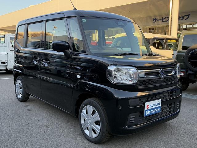 スペーシア ＨＹＢＲＩＤ　Ｇ　全方位モニタ付きナビ搭載♪　衝突軽減ブレーキ　後席両側スライドドア（9枚目）