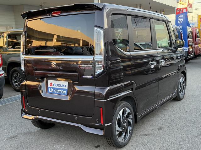 スペーシアカスタム カスタム　ＨＹＢＲＩＤ　ＸＳターボ♪　衝突軽減ブレーキ搭載　後席両側電動スライドドア　電動パーキングブレーキ　オーディオレス（7枚目）