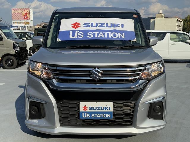 ソリオ Ｇ　２型　お手入れ楽々♪スターシルバーメタリック！　衝突軽減ブレーキ搭載　後席両側スライドドア（片側電動）　オーディオレス（10枚目）