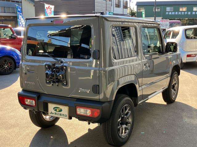 ジムニー XC 届出済未使用車 デュアルセンサーブレーキサポートII パートタイム4WD 高低二段切替式 AT カーテンエアバッグ シートヒーター プッシュスタート クルーズコントロール クリアランスソナー 純正AW(2枚目)