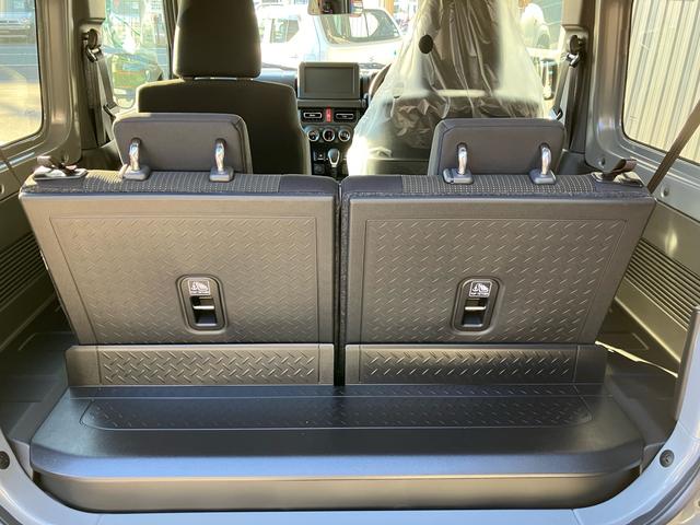 ジムニー XC 届出済未使用車 デュアルセンサーブレーキサポートII パートタイム4WD 高低二段切替式 AT カーテンエアバッグ シートヒーター プッシュスタート クルーズコントロール クリアランスソナー 純正AW(15枚目)