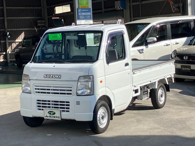 キャリイトラック ＫＣエアコン・パワステ　４ＷＤ　５速ＭＴ　ＡＣ　ＰＳ　三方開　鳥居　高低二段切替式パートタイム４ＷＤ（5枚目）