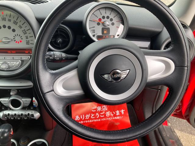 ＭＩＮＩ クーパー　キセノンライト　純正１５インチアルミホイール　プッシュスタート（26枚目）