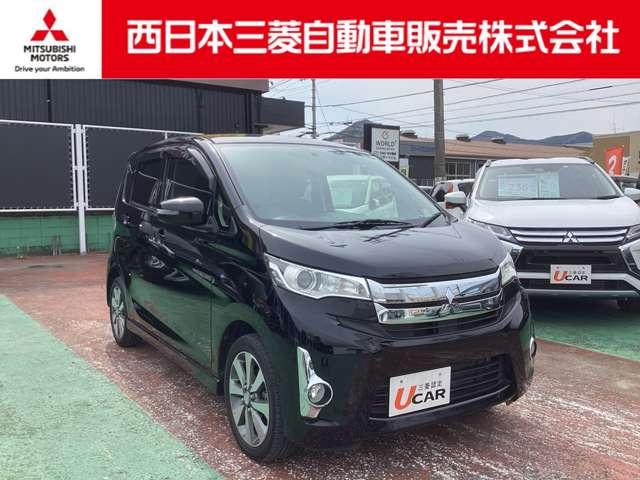 ｅＫカスタム Ｔ　ターボ付き　地デジＴＶ　運転席助手席エアバック　ナビ・ＴＶ付き　ターボ車　オートエアコン　スマートキー　アルミホイール　ベンチシート　メモリーナビ　セキュリティアラーム　ＡＢＳ　パワーウィンドウ（3枚目）