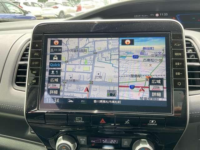 セレナ １．２　ｅ－ＰＯＷＥＲ　ハイウェイスター　Ｖ　ナビＴＶ／ドラレコ・後席モニター　パノラミックビューモニター　衝突軽減ブレ－キ　追従　セキュリティー　車線逸脱防止　キーフリーシステム　インテリキー　Ｄレコ　アイスト　点検記録簿付　ＬＥＤライト　ＥＴＣ　フルオートエアコン　Ｂカメラ（4枚目）