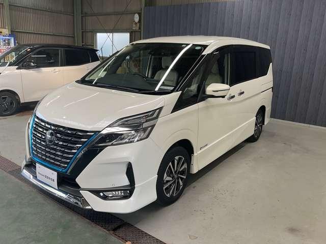 セレナ 1.2 e-POWER ハイウェイスター V シートヒーター・プロパイロット・ナビTV 360°カメラ エマジェンシーブレーキ 1オナ スマキー バックカメラ LED レーンアシスト 点検記録簿付 ETC Aストップ イモビ フルオートエアコン アルミホイール エアバック メモリーナビ(6枚目)