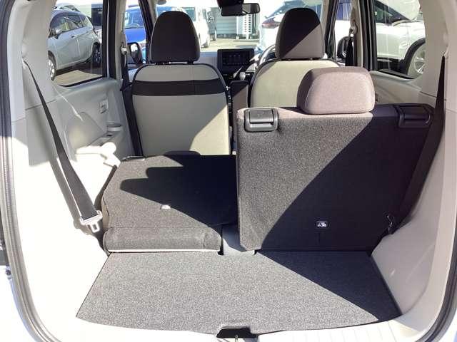 ライフスタイルに合わせたシートアレンジが簡単にできます