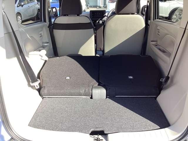 ライフスタイルに合わせたシートアレンジが簡単にできます