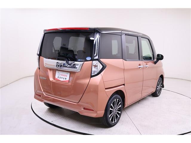 ルーミー カスタムＧ－Ｔ　フルセグ　メモリーナビ　ＤＶＤ再生　バックカメラ　衝突被害軽減システム　ＥＴＣ　両側電動スライド　ＬＥＤヘッドランプ　ウオークスルー　ワンオーナー　記録簿　アイドリングストップ（4枚目）