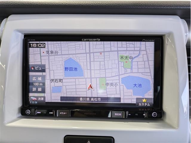 ハスラー G ワンセグ メモリーナビ DVD再生 衝突被害軽減システム ワンオーナー 記録簿 アイドリングストップ(8枚目)