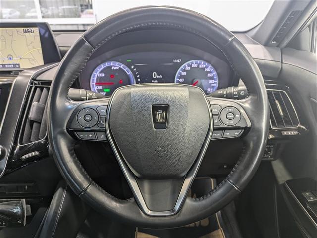 クラウンハイブリッド S エレガンススタイル フルセグ メモリーナビ DVD再生 ミュージックプレイヤー接続可 バックカメラ 衝突被害軽減システム ETC ドラレコ LEDヘッドランプ ワンオーナー 記録簿 アイドリングストップ(23枚目)