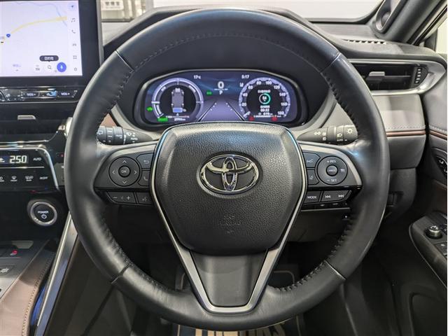 ハリアーハイブリッド Z レザーパッケージ 革シート サンルーフ 4WD フルセグ メモリーナビ ミュージックプレイヤー接続可 バックカメラ 衝突被害軽減システム ETC ドラレコ LEDヘッドランプ ワンオーナー フルエアロ 記録簿(24枚目)