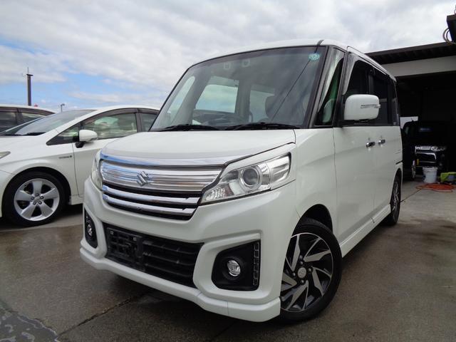 スペーシアカスタム ＸＳターボ　ナビＴＶＤＶＤブルートゥースバックカメラドラレコ両側パワースライドドア車検整備付（2枚目）